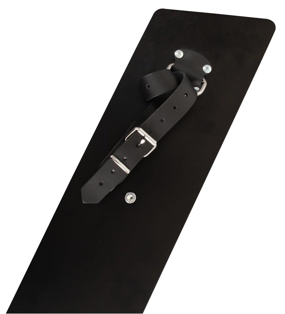 ZADO - Black St. Andrew's Cross for Bondage Play Wall