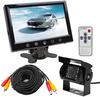 Back Camera Set for 24V Back System 9 Inch TFT LCD Mirror Image Switching No Guidelines Trucks, Set, Monitor, Image/normal Function, KT-DC90