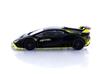 TrueScale Miniatures MINI GT Lamborghini Huracan STO Nero Noctis Drive Finished Model 1/64 Left-Hand