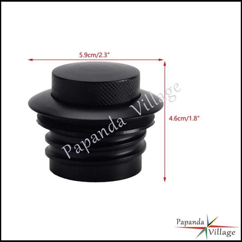 Motorcycle Pop Up Flush Vented Gas Cap Thread Reservoir Fuel Tank Cap Cover For Harley Touring Street Electra Road Glide 08-2017