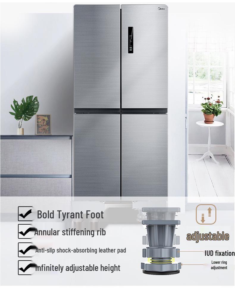 Регулируемая подставка для бытовой техники: Мобильная, Вентилируемая, Влагостойкая Стойка для Холодильника и Стиральной Машины