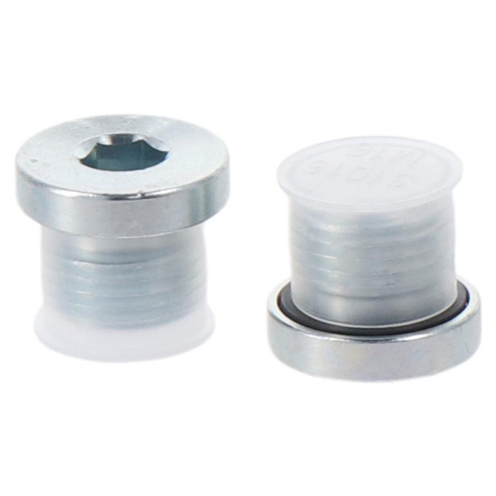 Серебряная шестигранная резьбовая пробка из нержавеющей стали, резиновая уплотнительная масляная пробка, винт, рабочий