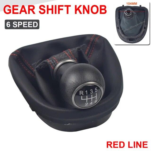 Лидер продаж MT 5/6 скоростной автомобильный рычаг переключения передач с пыленепроницаемым чехлом для Seat Leon 2006 2007 2008 2009 2010 2011 2012