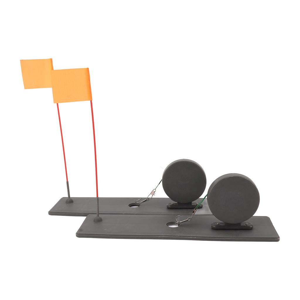 2 шт. Автоматическая плавающая удочка для подледной рыбалки с маркером-флагом, устойчивая, портативная, с наконечником для подледной рыбалки