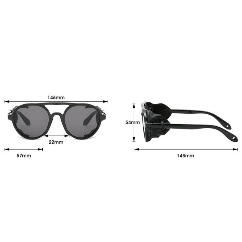 New Punk Small Frame Circle Form Sunglasses Women'S Brand Designer Fashion Sun Glasses Men'S Vintage Eyewear Uv400