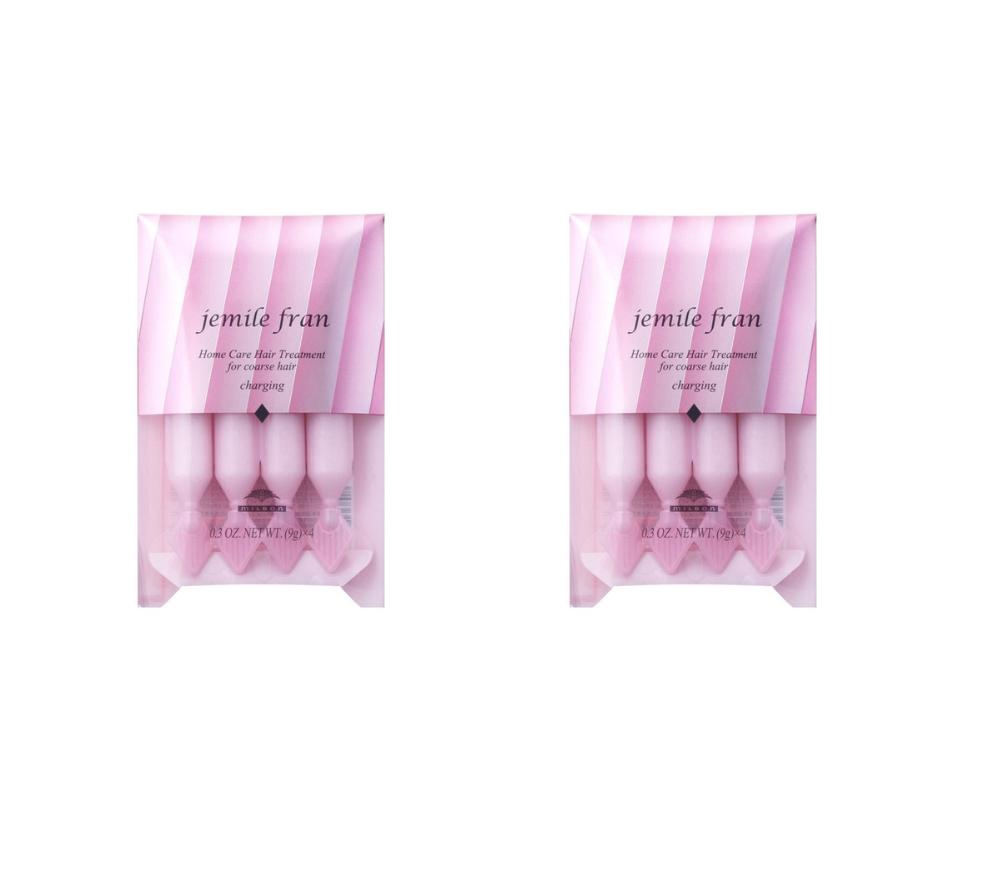 MIlbon Jemile Fran Charging экспресс-маска для смягчения жёстких волос, 4 шт по 9 гр