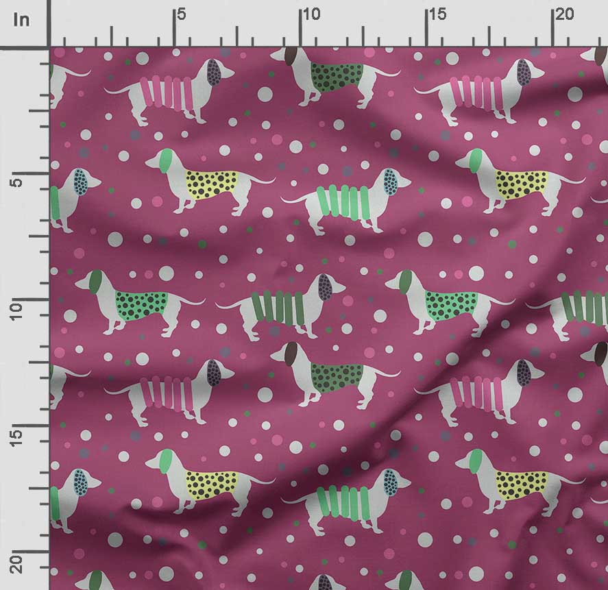 Soimoi Принт собаки, хлопковый батист, ткань для квилтинга, продаваемая во дворе, ширина 42 дюйма, хлопчатобумажная ткань средней плотности, швейные принадлежности, бежевый и