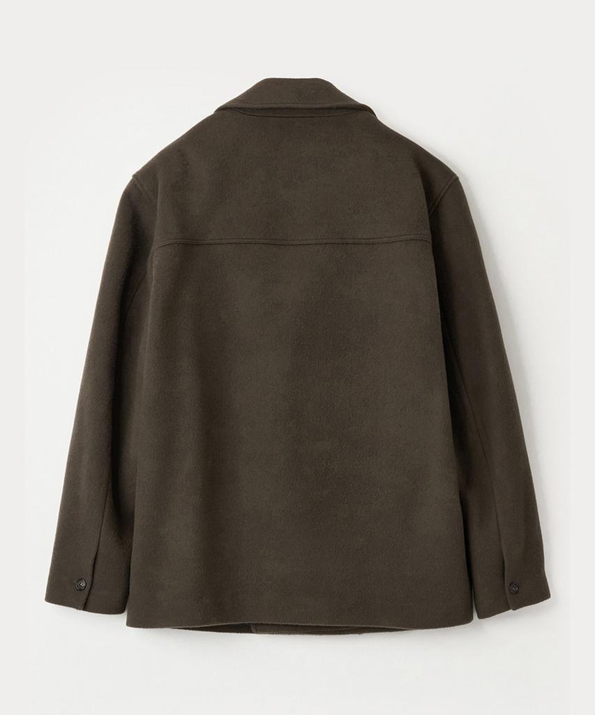 Anytime Loreak Anemone Pea Coat - Cocoa