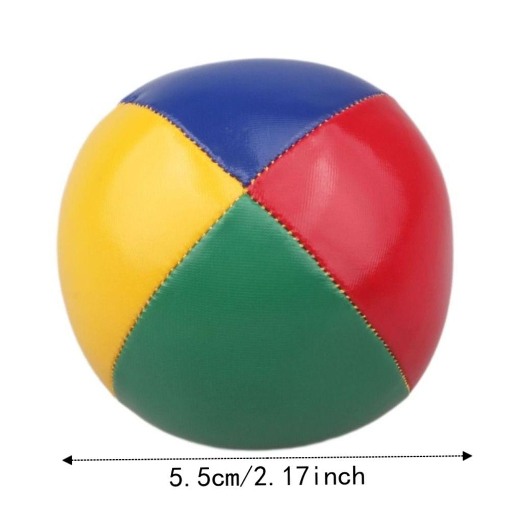 Interactive Toys Juggling Ball PU Leather Circus Ball Portable Clown Juggle Ball Professionals