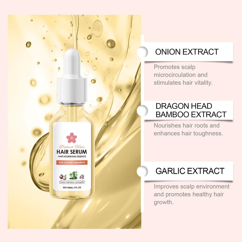 Сыворотка для ухода за волосами Нежная увлажняющая, мягкая, освежающая и ароматная сыворотка для ухода за волосами 30 мл