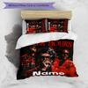 3pcs Custom Name The Weeknd Bedding Set Duvet Cover Closure Includes 1 Duvet Cover & 2 Pillowcases for All Seasons Bedroom Decor