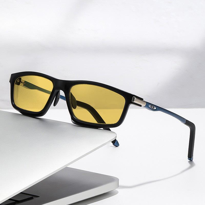 High Quality Polarized Night Vision Sunglasses Men Spring Temple Uv400 Driving Sun Glasses Frame Eyewear
