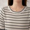 Women's Fashion Summer Spring Stripe Print Short Sleeve O-Neck Loose Casual Dresses