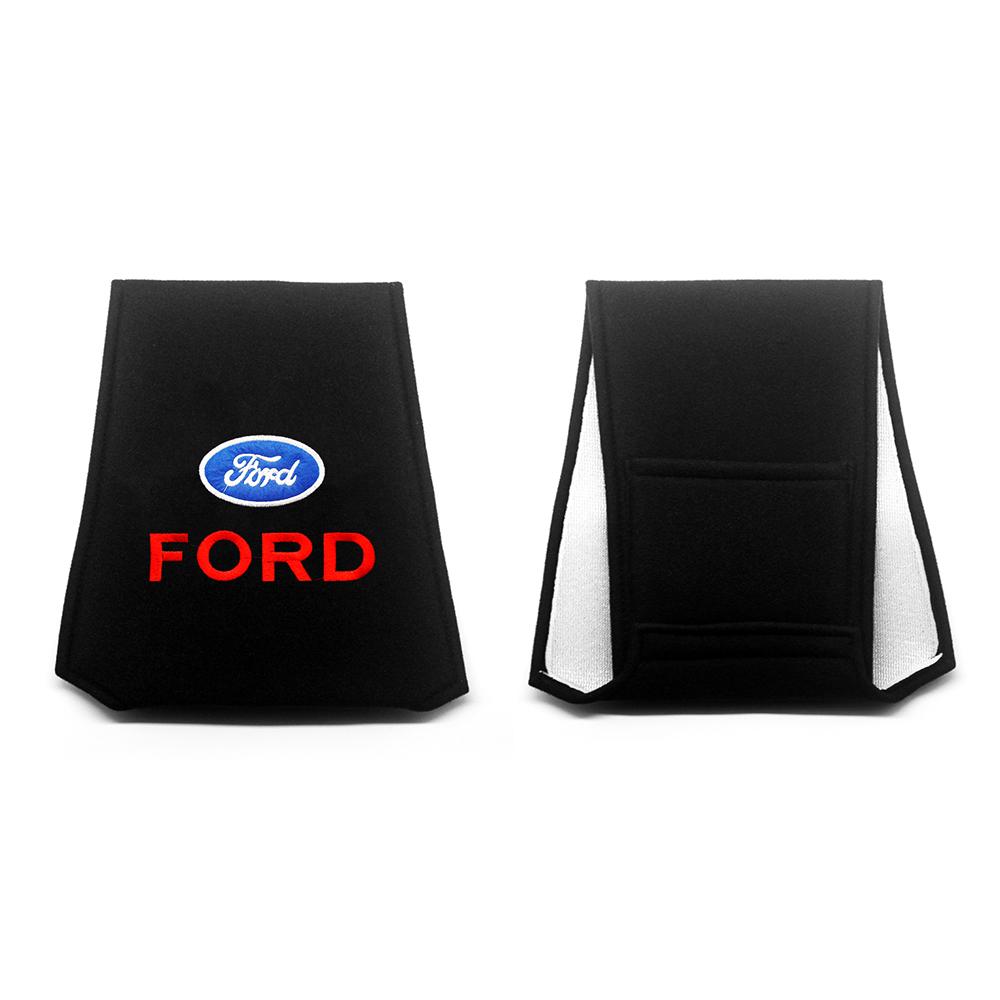 NGGU1 2Pc Car Headrest Cover Carbon Fiber Emblems For Ford Fiesta EcoSport ESCORT focus 1 focus 3 Ford focus focus 2 Car Accessories