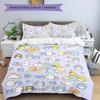 3pcs Sumikko Gurashi pattern bedding set duvet cover set includes duvet cover &pillowcases, perfect all season bedroom decoration & gift