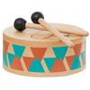 Toy Classic Wooden Musical Ages 1 and Birthday Gift for Boys and Care Guide Included Edutē I'm Drum, Toy, Instrument, Drum, 2, Girls,