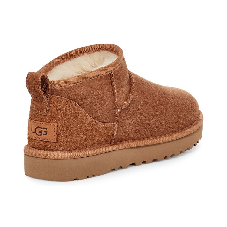 UGG Классические ультра мини-ботинки Chestnut женские кроссовки коричневые 1116109-CHE