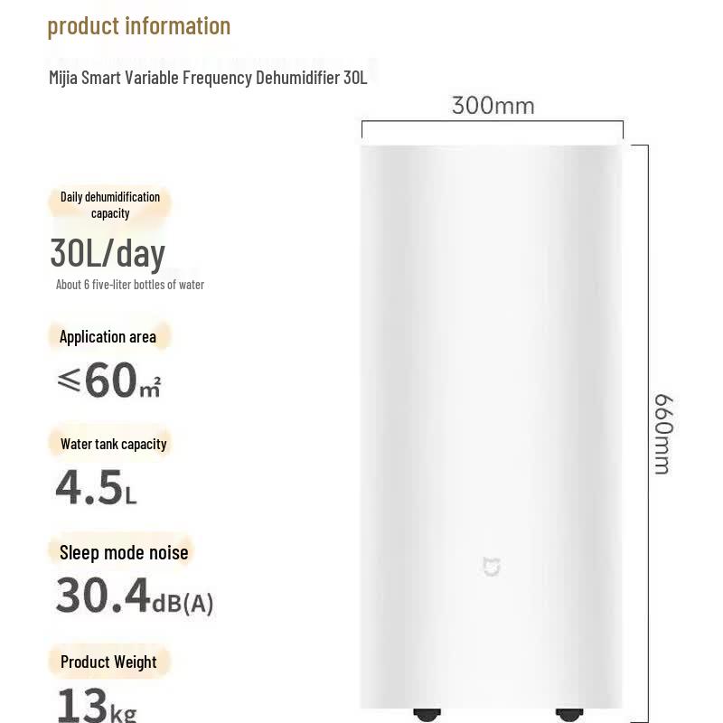 Умный инверторный осушитель и сушилка для одежды Xiaomi 30 л