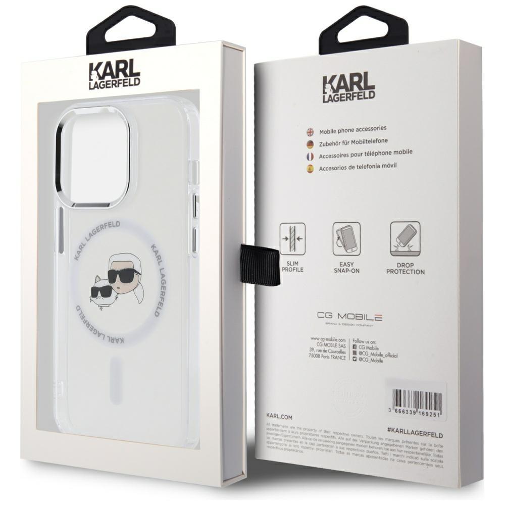 Etui do iPhone 14 Pro Karl Lagerfeld MagSafe Białe