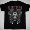 Редкий! Футболка унисекс с коротким рукавом из плотного хлопка черная As I Lay Dying Band BL305