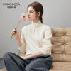Женский свитер с высоким воротом KEMONBOCA из 100% кашемира