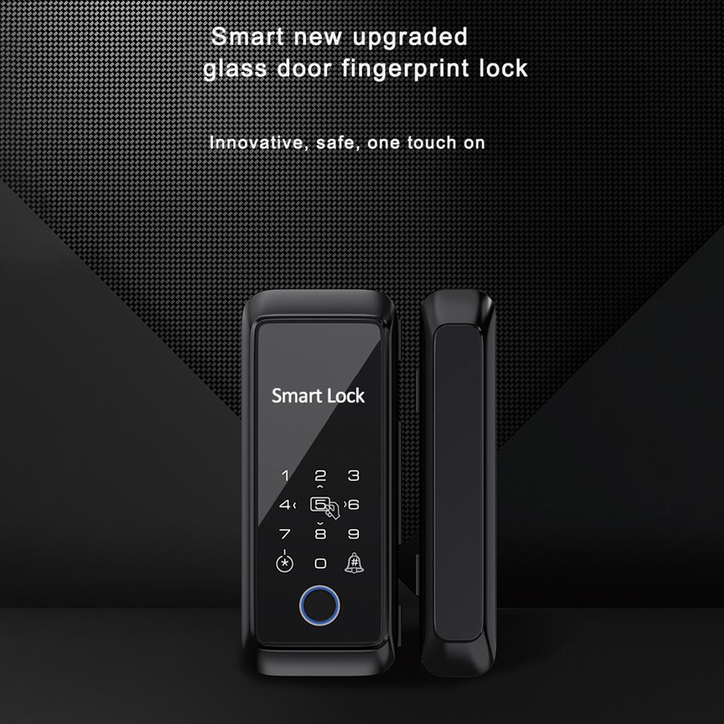 Tuya Smart Lock Замок отпечатков пальцев Дверной замок Клавиатура Дверной замок с ручкой Электронный отпечаток пальца