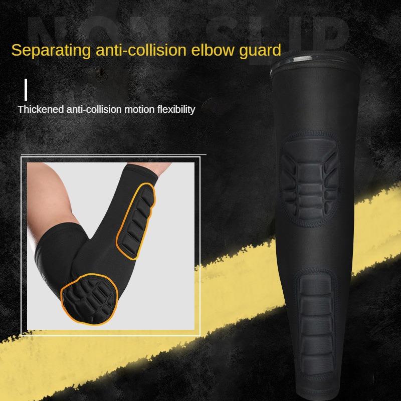 Налокотники, комбинезоны для ползания, защитное снаряжение для баскетбола и футбола, футбольное снаряжение, защитные рукава для защиты от столкновений суставов для мужчин