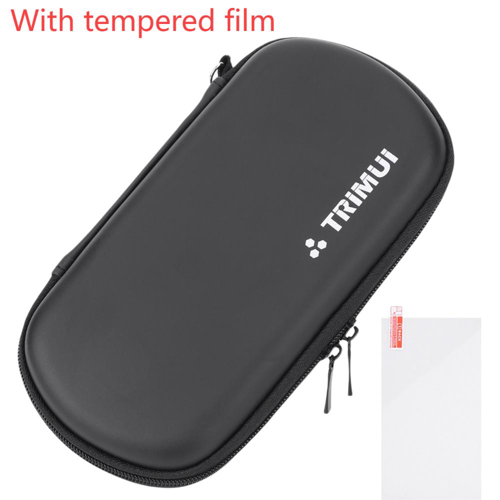 Сумка EVA для Trimui Smart Pro, Чехол для переноски, Портативная игровая консоль, Черная, Жесткая, Дорожная, Для хранения, Портативная сумка с пленкой из закаленного стекла