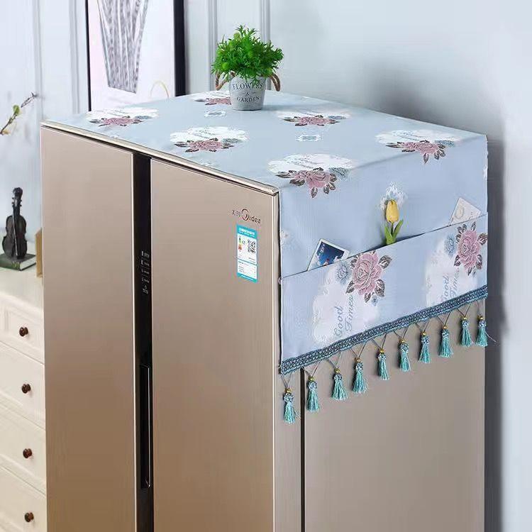 Европейский стиль Холодильник Пылезащитный Чехол Одинарный Открытый Двойной Дверной Стиральная Машина Духовка Микроволновая Печь Водонепроницаемый Чехол Полотенце Полотенце