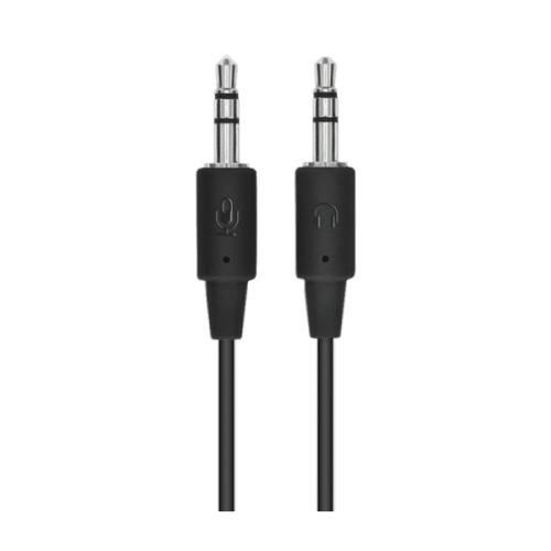 Logitech H110 Stereo Wired Headset, 3.5mm jack, Black/Silver