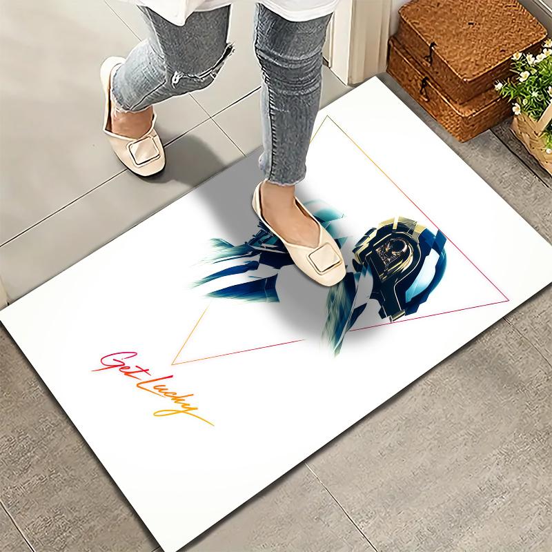 Daft Punk Carpet Rug for Living Room Bedroom Home Sofa Decoration,Kids play Nonslip Floor Mat