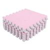 10pcs Plush Foam Floor Mat Anti Slip Climbing Area Rugs Fluffy EVA Interlocking Carpet Tiles for