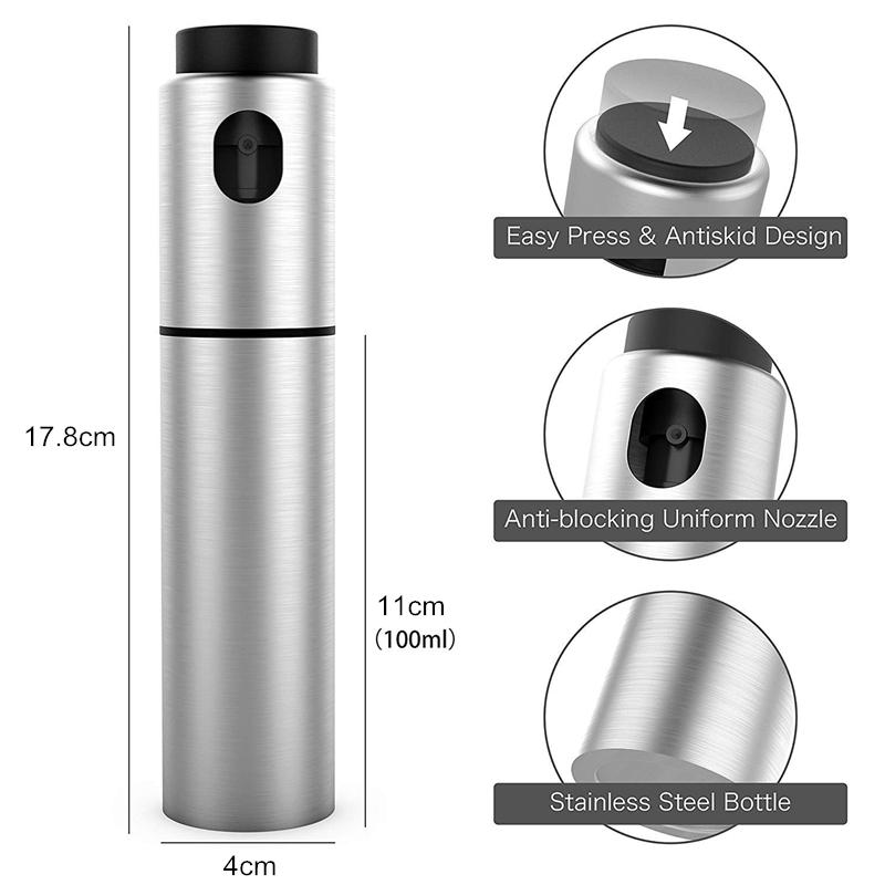 LMETJMA Oil Sprayer for Cooking Olive Oil Sprayer Mister with Funnel Olive Oil Spray Bottle for Salad BBQ Baking