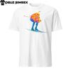 Abstract Colorful Silhouette Biathlete Sports Design Short-Sleeve Unisex T-Shirt