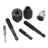 0.6-8mm quick change hexagonal handle three claw self centering twist drill chuck electric grinder drill chuck tool