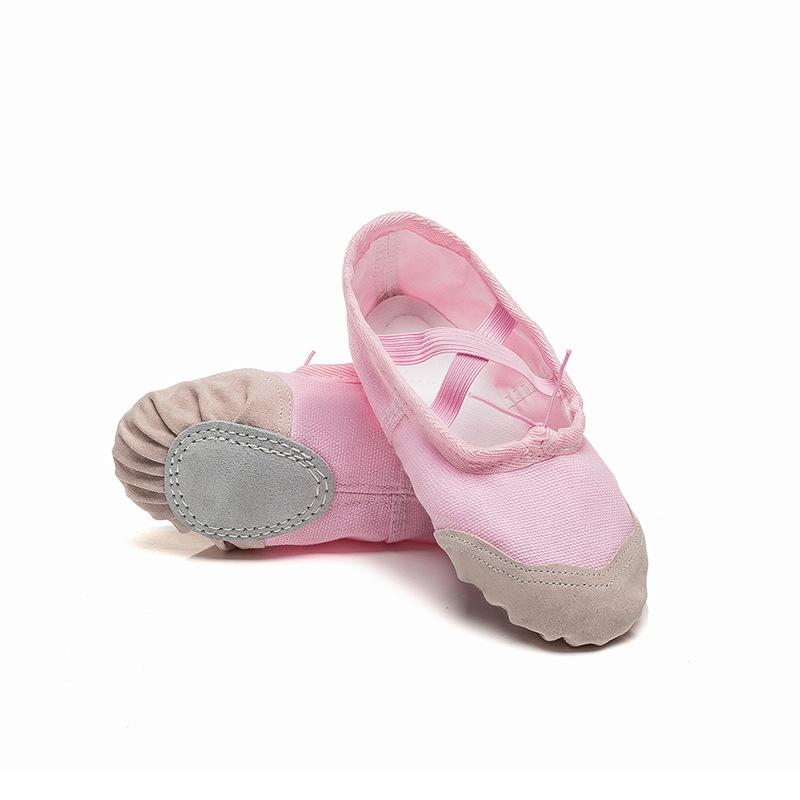 Детские балетки с мягкой подошвой для взрослых, танцевальные туфли для женщин, обувь для занятий йогой