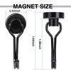 Magnetic Hooks Heavy Duty Magnetic Swivel Hooks Cruise Black Strong Neodymium Magnet Hook for  Refrigerator, Grill, Locker