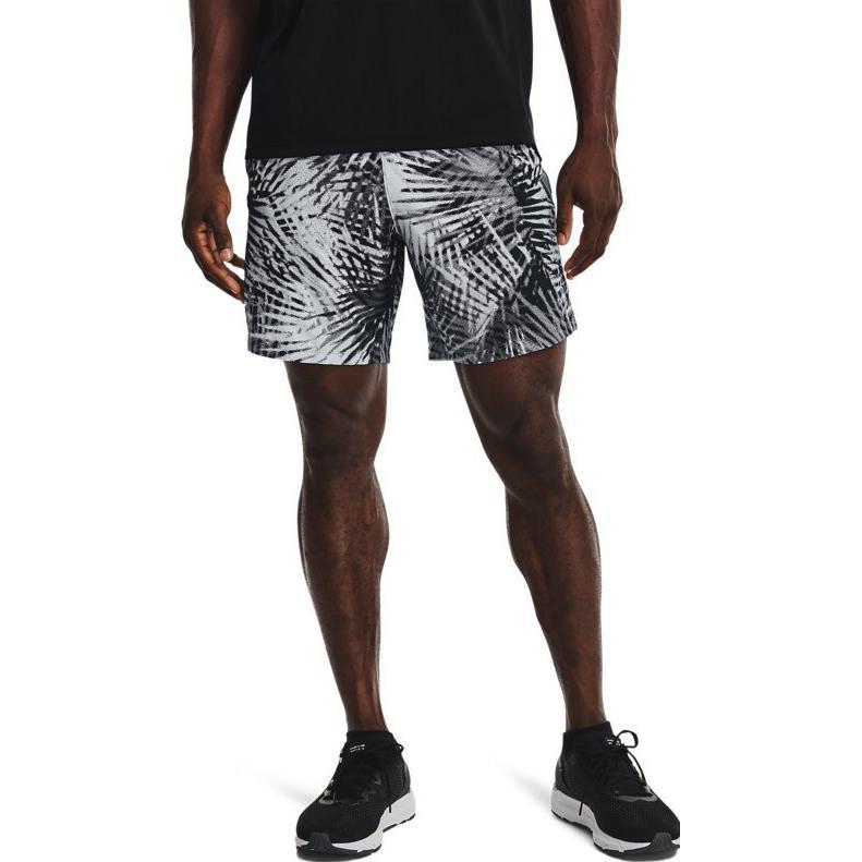 Under Armour 7 Inch Camouflage Running Shorts Men Shorts Gray 1361495-013