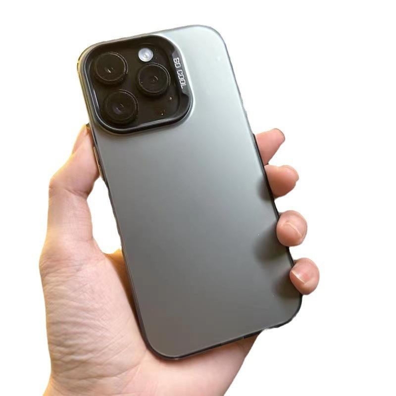 Premium matte new model is suitable for Apple 15promax mobile phone case iphone14 metal 13 all-inclusive anti-drop 11.