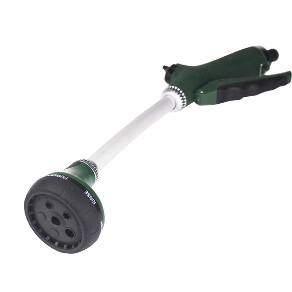 Садовый шланг с длинной ручкой, распылитель-лейка, удобная рукоятка, 5 режимов распыления, опрыскиватель для полива, эргономичный дизайн, прорезиненная рукоятка