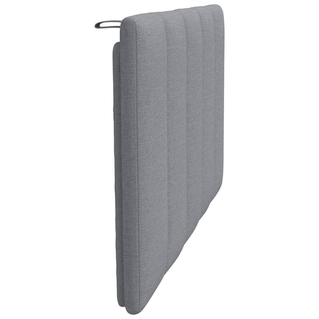 Headboard Cushion Hanko Light Grey 80 cm Fabric