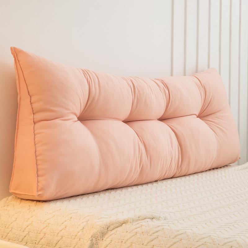 Bedside cushion home anti-collision triangle pillow bedroom bed double large backrest sofa waist soft bag