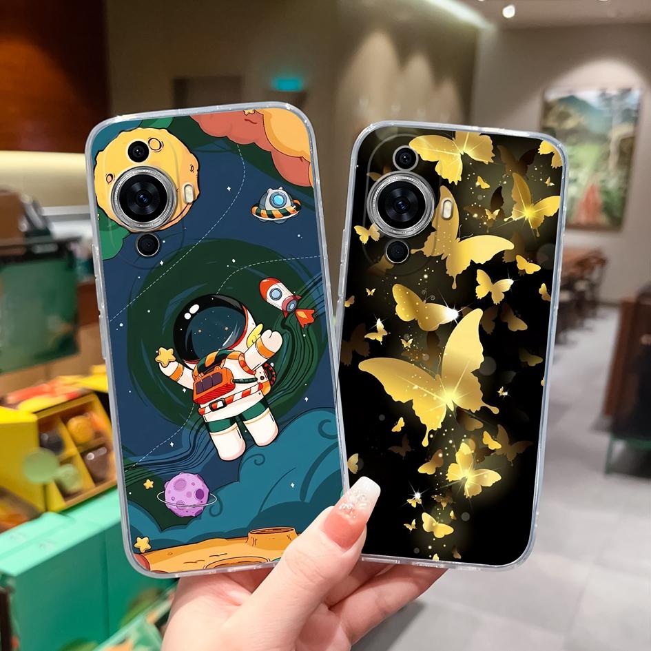 Case For Huawei P10 P20 P30 P40 P50 P Smart Pro 2019 Y9s Phone Cover Fashion Love Heart Matte Soft Silicone Shockproof Transparent For Huawei Bumper