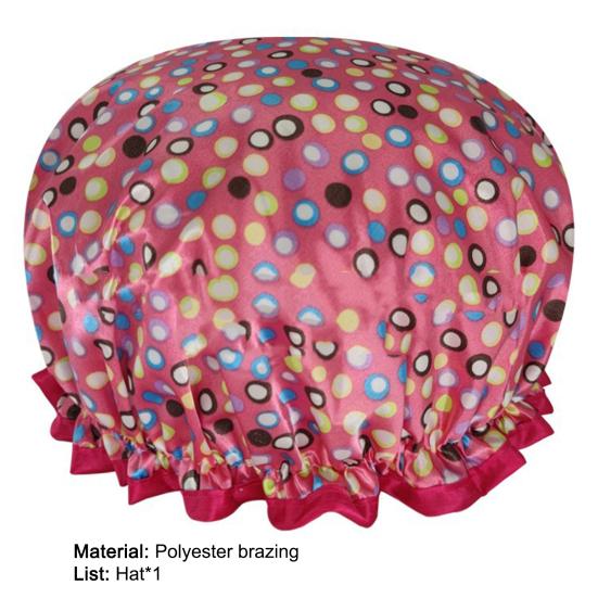Simple Waterproof Dustproof Multifunctional Stretchy Thicken Women Hair Bonnet Hair Cover Shower
