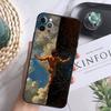 Renaissance Art Painting Phone Case For iPhone 16,15,14,13,12 Mini 11 Pro XR,X,XS,MAX 7,8 Plus Silicone Cover Soft Black