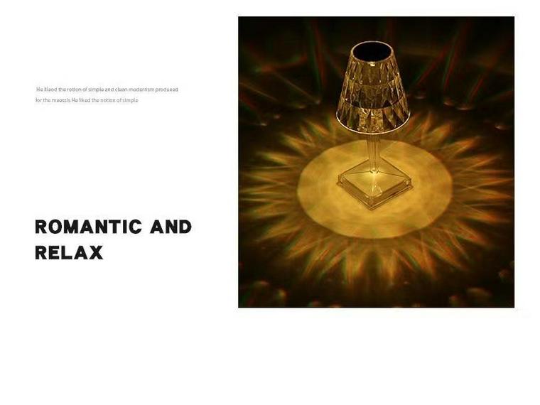 Роскошная светодиодная настольная лампа-капля - Перезаряжаемый ночник для спальни