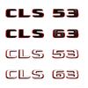 2024 New style Two tone Letters Numbers Emblem CLS53 CLS63 for Car Fender Trunk Rear C257 Sticker for benz car sticker emblem
