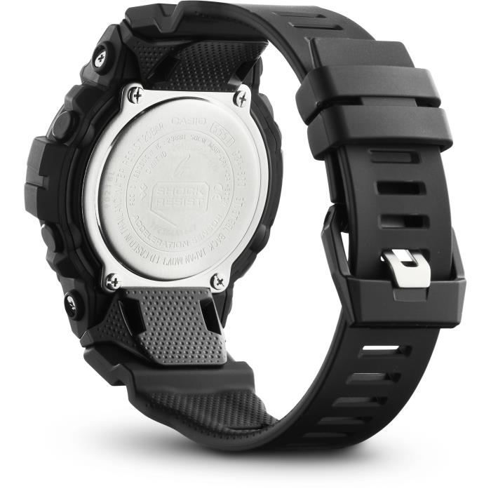 Montre - CASIO - G-Shock G-SQUAD - Homme - Noir - Bluetooth® Smart - Résistance aux chocs