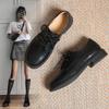 ZHR Women's 2023 British-Style Oxford Shoes: Retro, Fashionable, Collegiate Leather Design