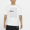 Air Jordan Engineered Mesh Crew Neck Sports Short Sleeve T-Shirt Men Tops White DA9870-100